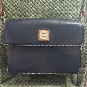 Dooney & Bourke Navy Leather Crossbody